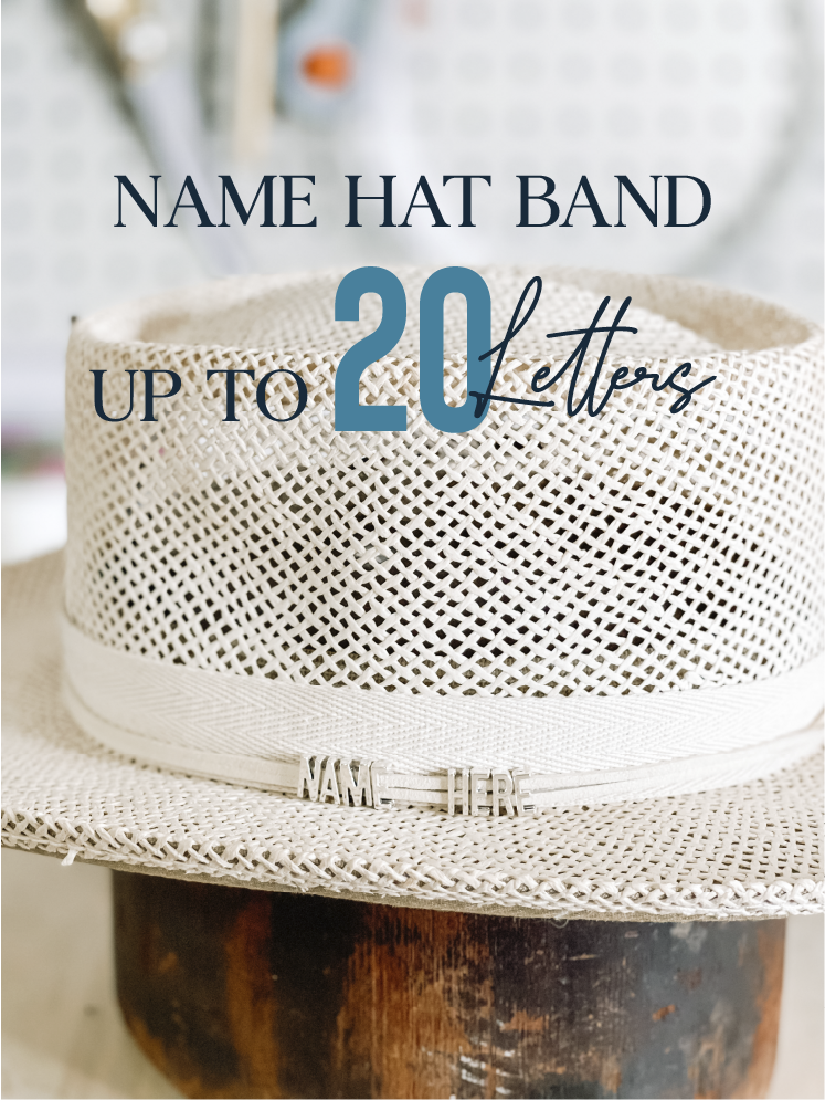 SHADY DAYS NAME HAT BAND - Up To 25 Letters