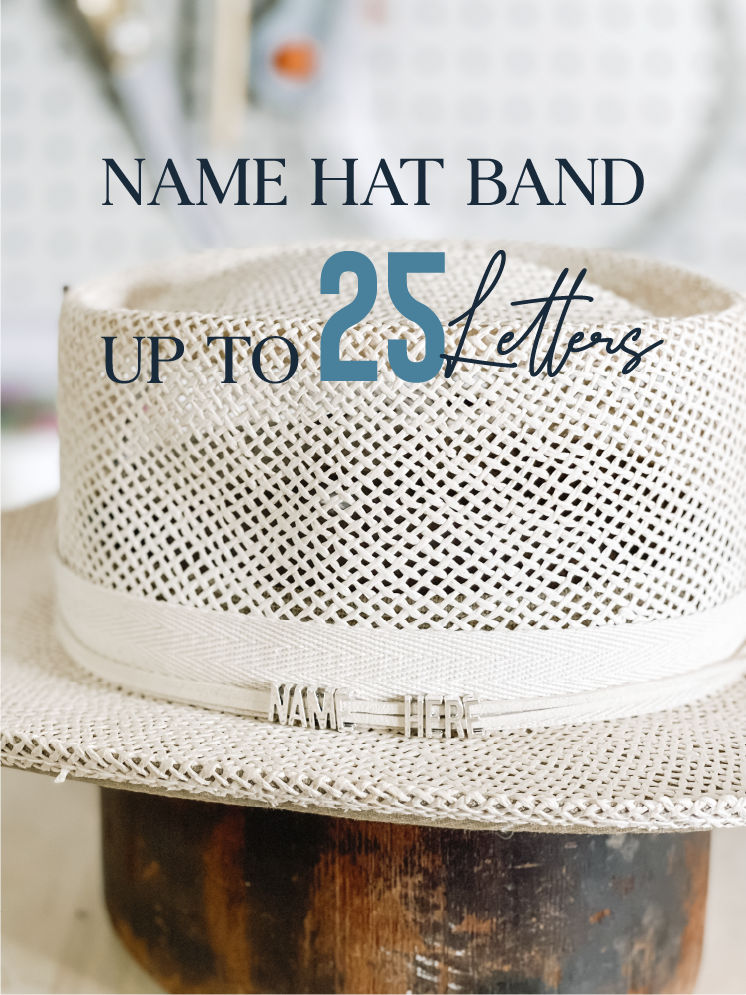SHADY DAYS NAME HAT BAND - Up To 25 Letters